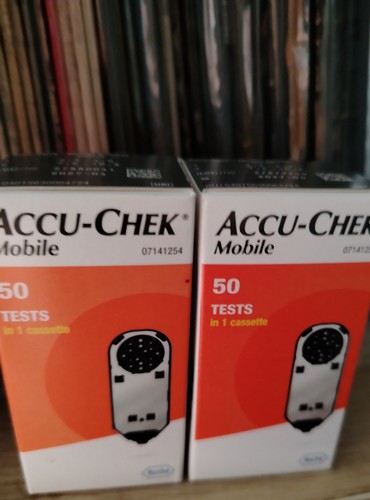 Accu chek mobile cassette test - accu,