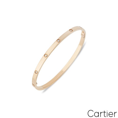 Cartier rose gold full - gold, diamond