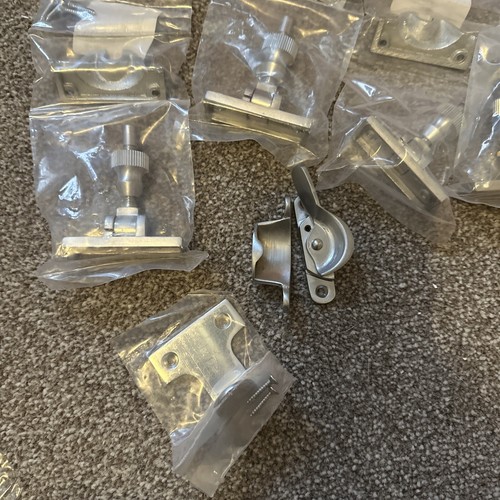 Sash window fastener lever - window,