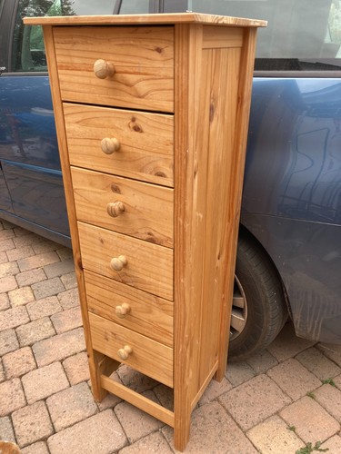 Solid pine tallboy - chest, of