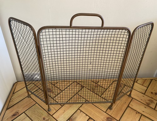 Antique brass mesh folding - antique,