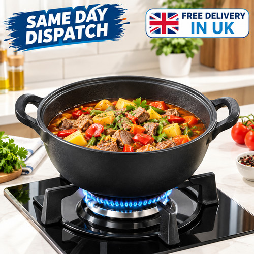 Iron wok pan deep - iron,