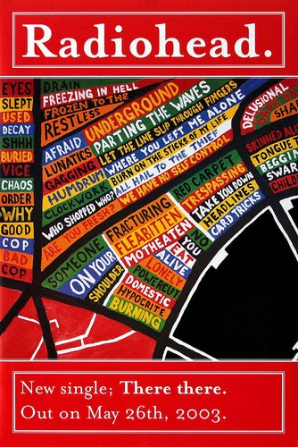 Radiohead poster there - poster,