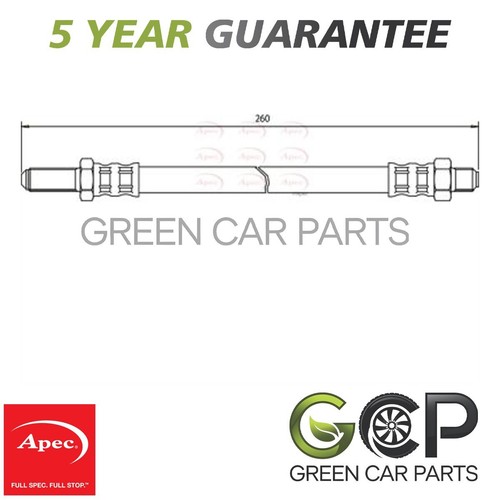 Apec rear brake hose fits - apec,