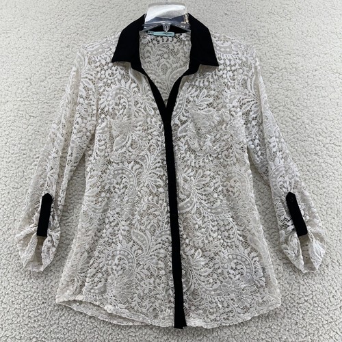 Maurices ivory sheer - m,
