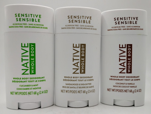 Pack native deodorant with - pack,