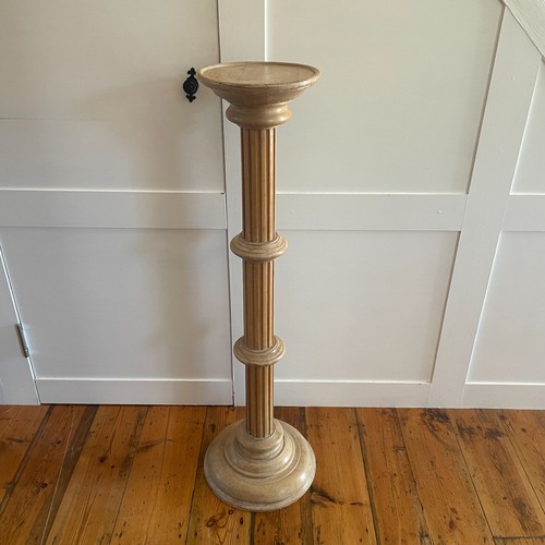 Large wooden plant stand tall - wooden,