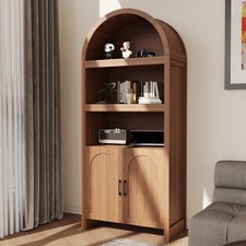180cm tall arched bookcase - tall,