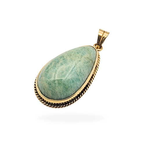 Large 9ct gold green - gold,