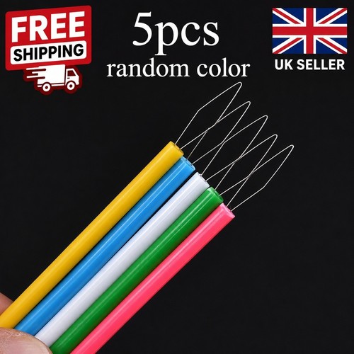5pcs plastic needle threaders - plastic,