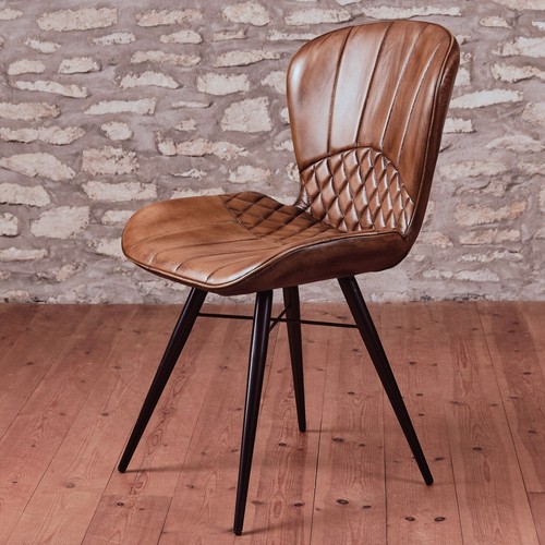 Tan brown real hide - tan, leather
