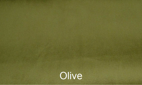 Olive plush plain - olive,