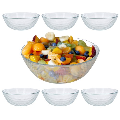 7pcs glass bowl set - 7pcs,