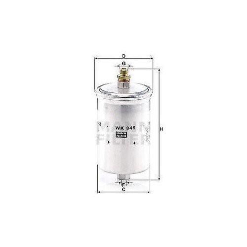 Mann filter 845 fuel - wk,