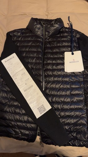 Moncler men navy nylon - moncler, men's
