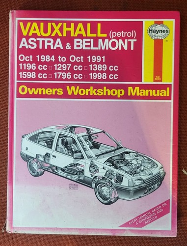 Vauxhall astra belmont haynes - vauxhall,