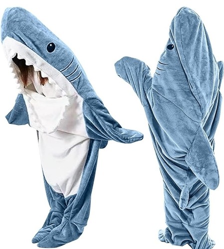 Shark hoodie blanket cozy - hoodie, blanket–