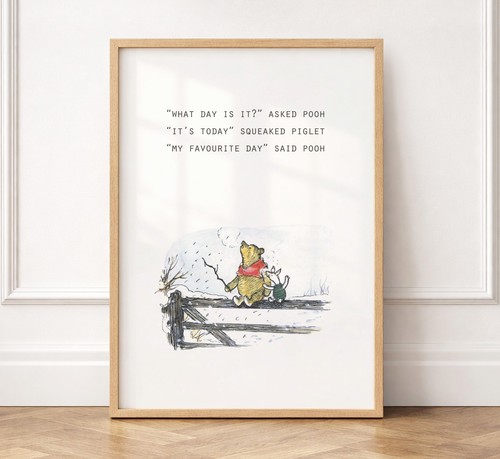 Winnie the pooh quote print - winnie,