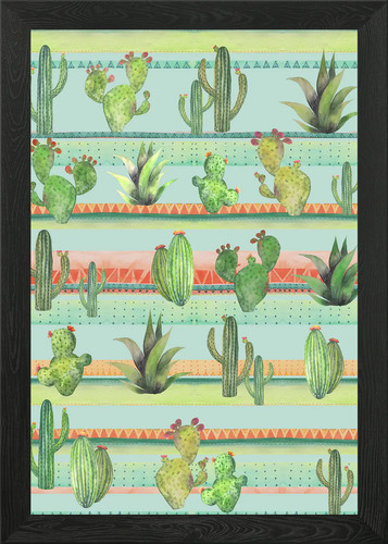 Lizard garden framed wall - framed,