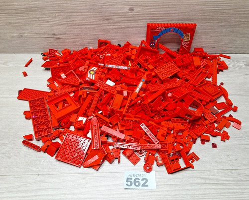Lego 1000g red bricks - lego, 1