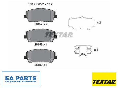 Brake pad set disc - set,,