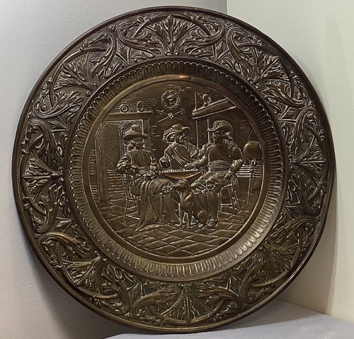 Vintage embossed brass - 20",