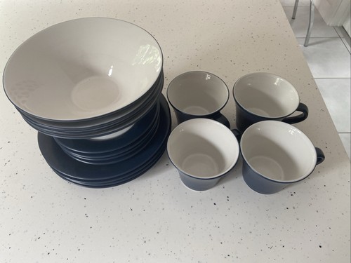 Midnight blue crockery - blue, set