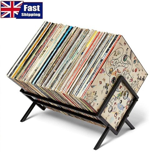 Metal vinyl record stand - stand, holds