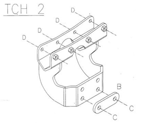 Towtrust fixed flange - fixed,