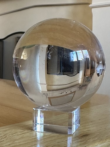 Clear crystal ball - clear,