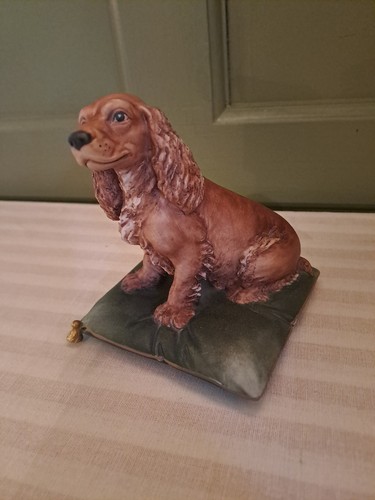 Vintage capodimonte cocker - capodimonte,