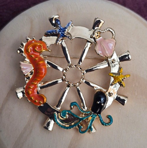 Nautical multicolour enamel - nautical,