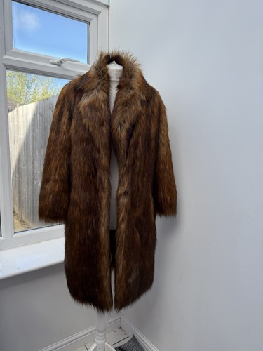 River island brown faux fur - island,