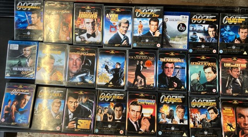 James bond dvds x24 - james,