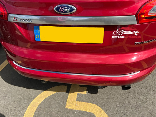 Stainless steel rear bumper - stainless,