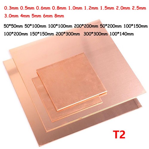 Copper sheet - t2,