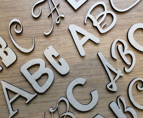 Any font individual wooden - individual,