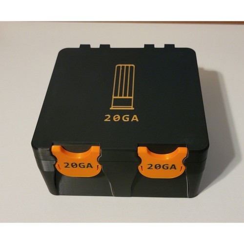 Gauge ammo box snap lock - box, 3"