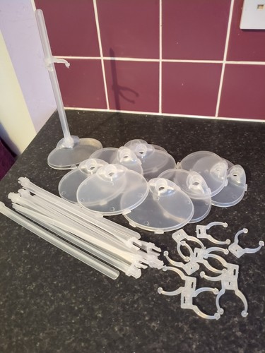 Clear plastic doll stands 10 - clear,