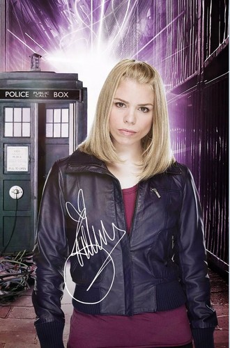 Billie piper doctor - billie, signed