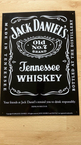 Large jack daniels - daniels, sign