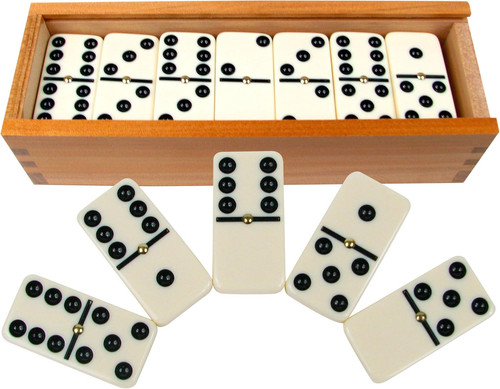 Double six dominos - double, 28-piece