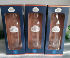 PORETTI GLASS DECANTER CARAFES X3 NEW AND BOXED