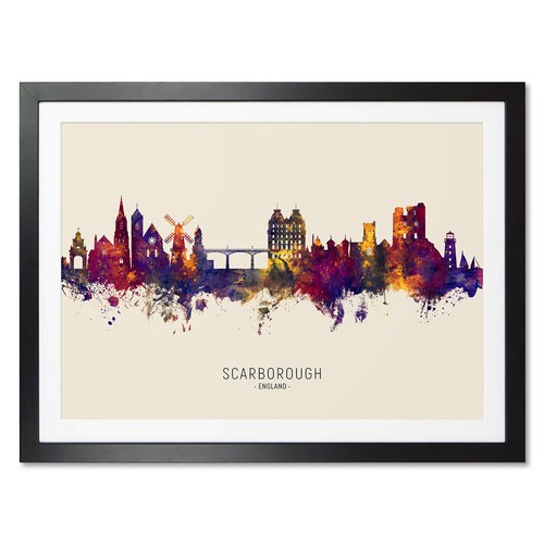 Scarborough skyline poster - scarborough, skyline,