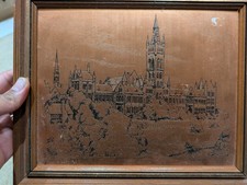 Framed Copper Etching of