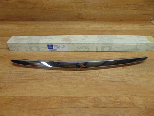 Front bumper chromium trim - front,