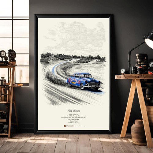 1953 stock car - 1953, art
