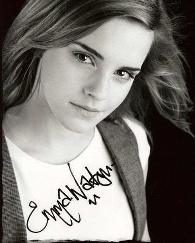 Emma watson signed x - signed, 11