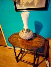 Antique oak occasiona  table