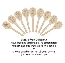 Personalised Wooden Spoon -